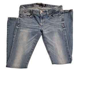 Express Jeans Stella Low Rise Barely Boot Cut